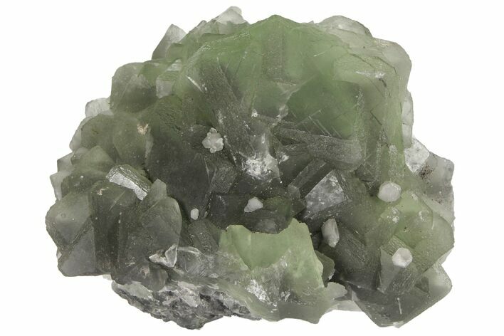Green Fluorite Crystal Cluster - China #94645